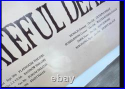Grateful Dead 1981 Stanley Mouse Europe Tour Poster First Print