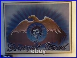 Grateful Dead 1981 Stanley Mouse RARE Poster (GO TO HEAVEN 1979 Album Artwork)