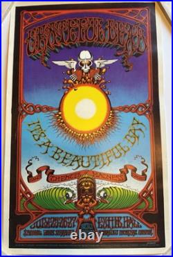 Grateful Dead 1982 Hawaii poster Rick Griffin Art Second Print