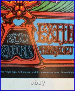 Grateful Dead 1982 Hawaii poster Rick Griffin Art Second Print