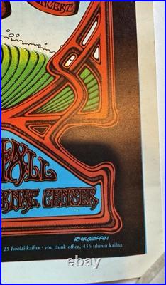 Grateful Dead 1982 Hawaii poster Rick Griffin Art Second Print