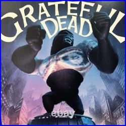Grateful Dead 1988 Madison Square Garden Concert Poster King Kong 17x24 VP