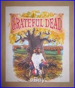 Grateful Dead 1994 Fall Tour Biffle T Shirt Test Print Pellon Poster Phish