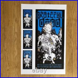 Grateful Dead 1995 Alton Kelley Uncut Variant 4 Venues