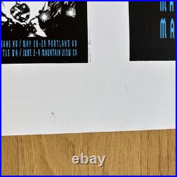 Grateful Dead 1995 Alton Kelley Uncut Variant 4 Venues