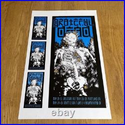 Grateful Dead 1995 Alton Kelley Uncut Variant 4 Venues