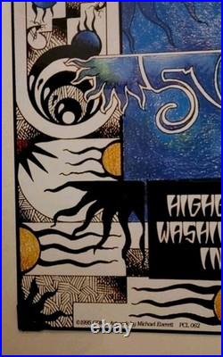 Grateful Dead 1995 Everett Summer Tour Poster