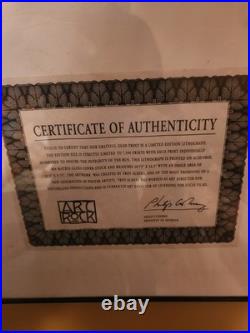 Grateful Dead 1995 Mardi Gras Poster And Certificate Of Authenticity #21/7500