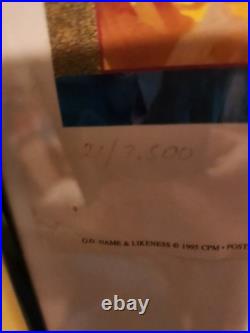 Grateful Dead 1995 Mardi Gras Poster And Certificate Of Authenticity #21/7500