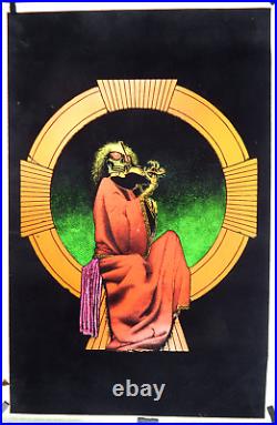 Grateful Dead 1995 Philip Garris Blacklight Poster The Fiddler Vtg Original