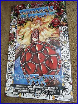 Grateful Dead 1995 Summer Tour Final Poster 1st Ed Michael Everett #'d Phish