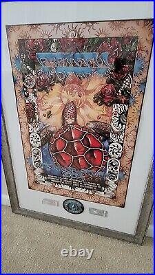 Grateful Dead 1995 Summer Tour Poster/Giants Stadium Tickets #489/25,000