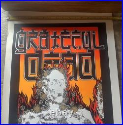 Grateful Dead 1995 Tour Poster Limited Edition Signed 1700/2500 Kelley Artrock