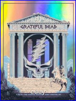 Grateful Dead (2/20/1971) Rainbow Foil Poster Paul Kreizenbeck AP/35 MINT
