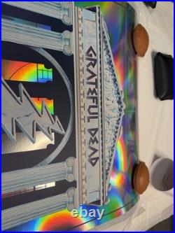 Grateful Dead (2/20/1971) Rainbow Foil Poster Paul Kreizenbeck AP/35 MINT