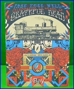 Grateful Dead 2015 Fare Thee Well Santa Clara Concert Poster Print Mint SET OF 3