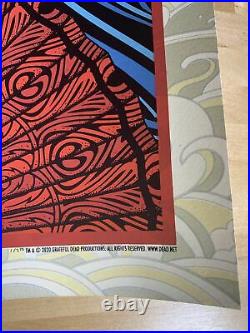 Grateful Dead 2020 Todd Slater Poster Cream Edition #1/250