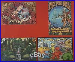Grateful Dead 50th Anniversary/Fare Thee Well Post Cards Set of 4