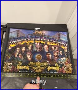 Grateful Dead 50th Anniversary Holographic Poster Lenticular 1965 2015