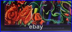 Grateful Dead 50th Anniversary Poster Mike DuBois Signed Skull 13x18.5 GD50