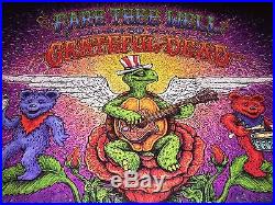 Grateful Dead 50th Chicago Poster Fare Thee Well Soldier Field Spusta Print Mint