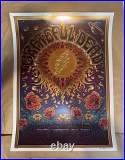 Grateful Dead 60th Anniversary Eras FOIL poster'2005-'15 Zazzcorp AP #18/50