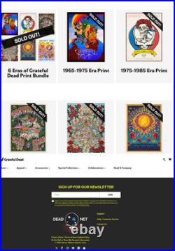 Grateful Dead 60th Anniversary Eras FOIL poster'2005-'15 Zazzcorp AP #18/50 Grateful Dead 60th Anniversary Eras FOIL poster'2005-'15 Zazzcorp AP #18/50