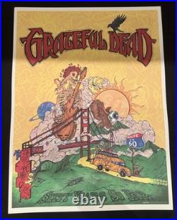 Grateful Dead 60th Anniversary Poster RARE /500 Official SF CHRIS BENCHETLER