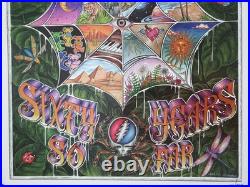 Grateful Dead, 60th Anniversity Limited Edition 1985-1995 Era Poster, Mint