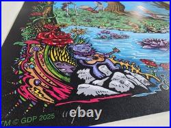 Grateful Dead 60th FULL COLOR Poster 2025 Signed Numbered Mike Dubois (#112/200)