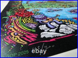 Grateful Dead 60th FULL COLOR Poster 2025 Signed Numbered Mike Dubois (#113/200)