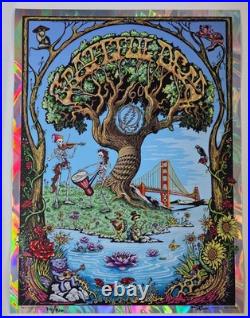 Grateful Dead 60th Foil Poster 2025 Signed & Numbered by Mike Dubois (#321/420)