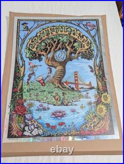 Grateful Dead 60th Foil Poster 2025 Signed & Numbered by Mike Dubois (#334/420)