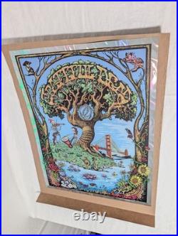Grateful Dead 60th Foil Poster 2025 Signed & Numbered by Mike Dubois (#334/420)