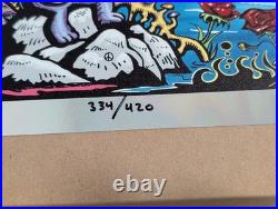 Grateful Dead 60th Foil Poster 2025 Signed & Numbered by Mike Dubois (#334/420)