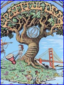 Grateful Dead 60th Foil Poster 2025 Signed & Numbered by Mike Dubois (#334/420)