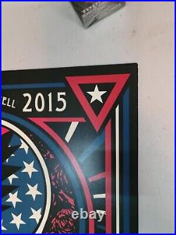 Grateful Dead 7/3-5/2015 Poster Santa Clara & Chicago Fare Thee Well #1767/5000