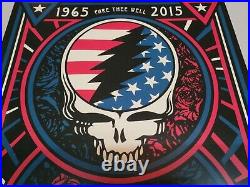 Grateful Dead 7/3-5/2015 Poster Santa Clara & Chicago Fare Thee Well #1767/5000