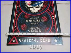 Grateful Dead 7/3-5/2015 Poster Santa Clara & Chicago Fare Thee Well #1767/5000