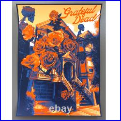 Grateful Dead 710 Ashbury Paul Kreizenbeck Bottleneck Poster x/100 Mint 18x24