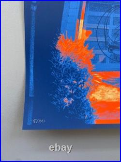 Grateful Dead 710 Ashbury Paul Kreizenbeck Bottleneck Poster x/100 Mint 18x24