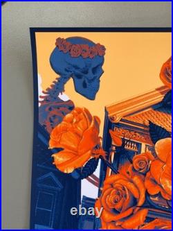 Grateful Dead 710 Ashbury Paul Kreizenbeck Bottleneck Poster x/100 Mint 18x24