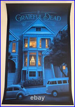 Grateful Dead 710 Ashbury Poster Moegly Numbered X/225 Official Sold Out! BNG