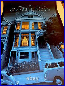 Grateful Dead 710 Ashbury Poster Moegly Numbered X/225 Official Sold Out! BNG