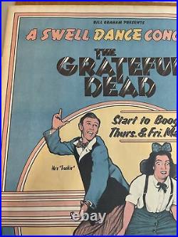 Grateful Dead A Swell Dance Concert Print 315/1973 and 3/16/1973