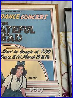 Grateful Dead A Swell Dance Concert Print 315/1973 and 3/16/1973