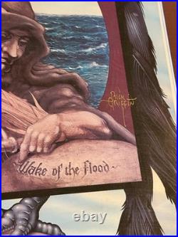 Grateful Dead / All New Stuff Wake of the Flood Promo Poster Signed 1st ed 1973