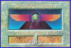 Grateful Dead Alton Kelly European Tour 1978 Poster