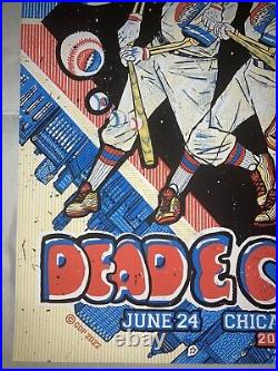 Grateful Dead And Co 2022 Wrigley Chicago Poster Weir Mayer & Company Zeb Love