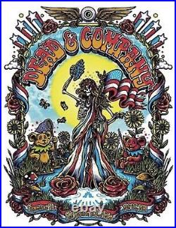 Grateful Dead And Company 2022 Star Lake Burgettstown PA Poster Weir Mayer & Co